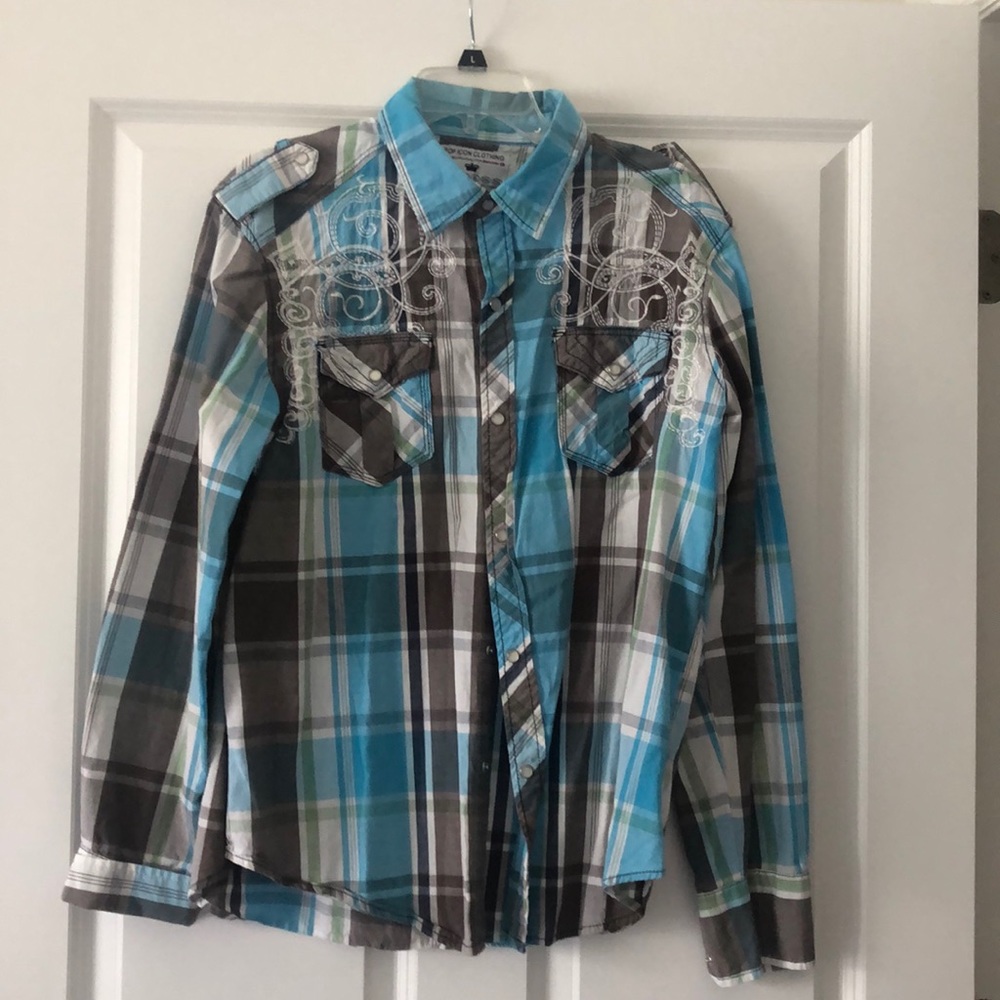 Pop Icon Clothing/Buckle Shirt